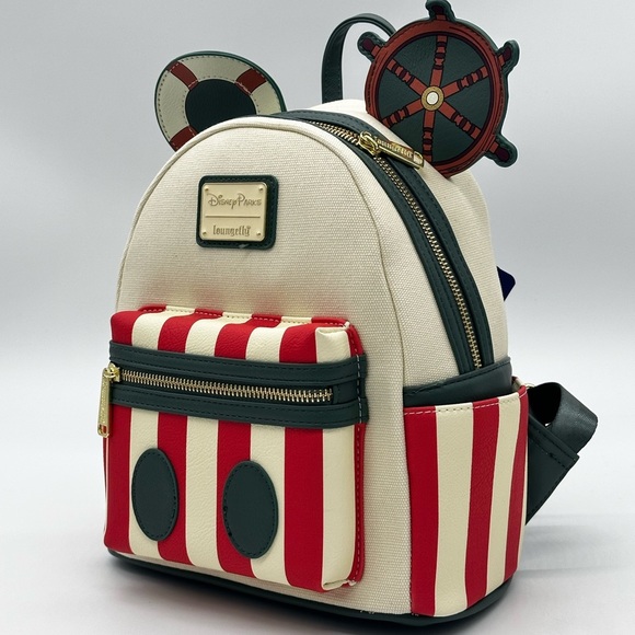 Disney Mickey Mouse: The Main Attraction Loungefly Mini Backpack - Picture 2 of 16